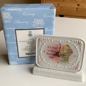 NIB Enesco Precious Moments 2002 Clock “It’s Time to Bless Your Own Day”